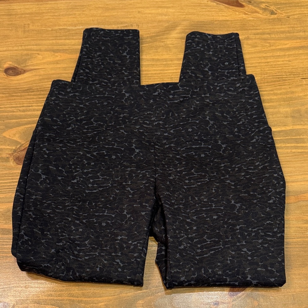 Westbound Black Heathered Gray Animal print Skinny Pants